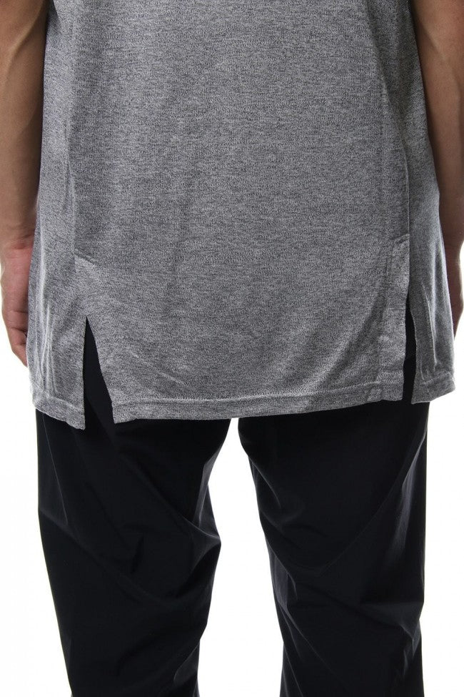 CRACK NECK S/S - CM-1601 - Gray