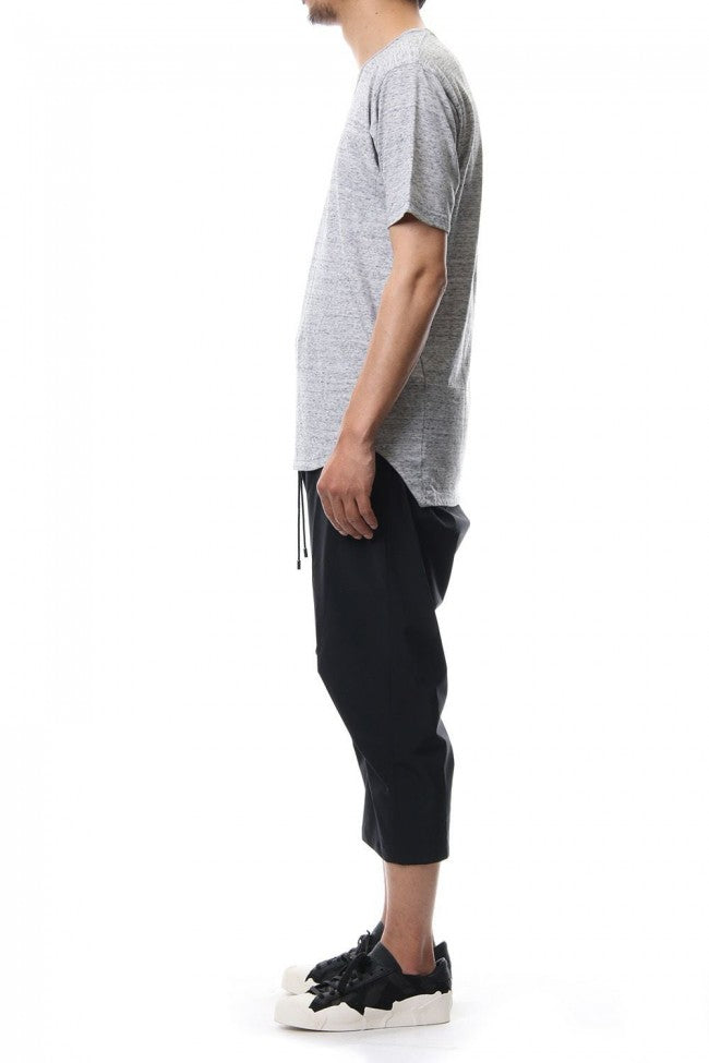 V NECK LOOSE S/S - CM-1200 - MELANGE GRAY