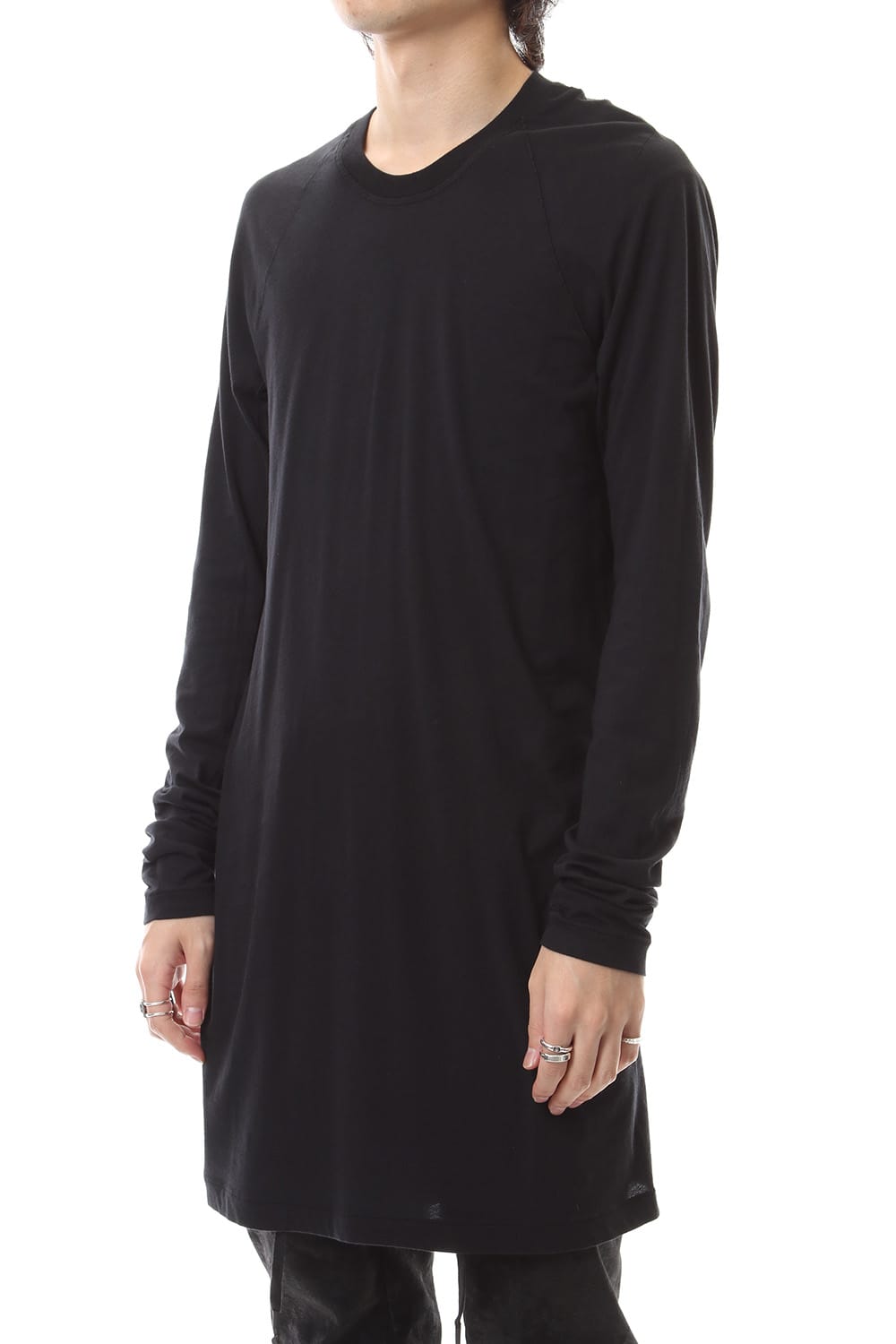 Raglan Long Sleeve T-Shirts Black