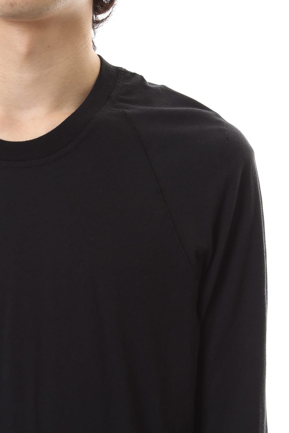 Raglan Long Sleeve T-Shirts Black