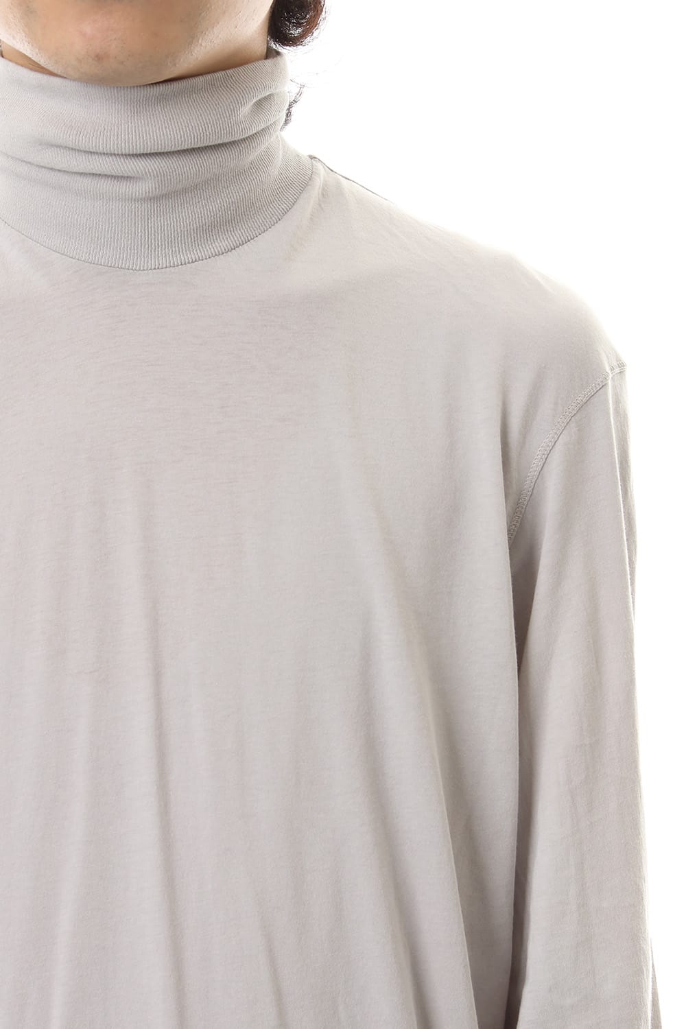 Turtle Neck Long Sleeve Lignt Gray Dye