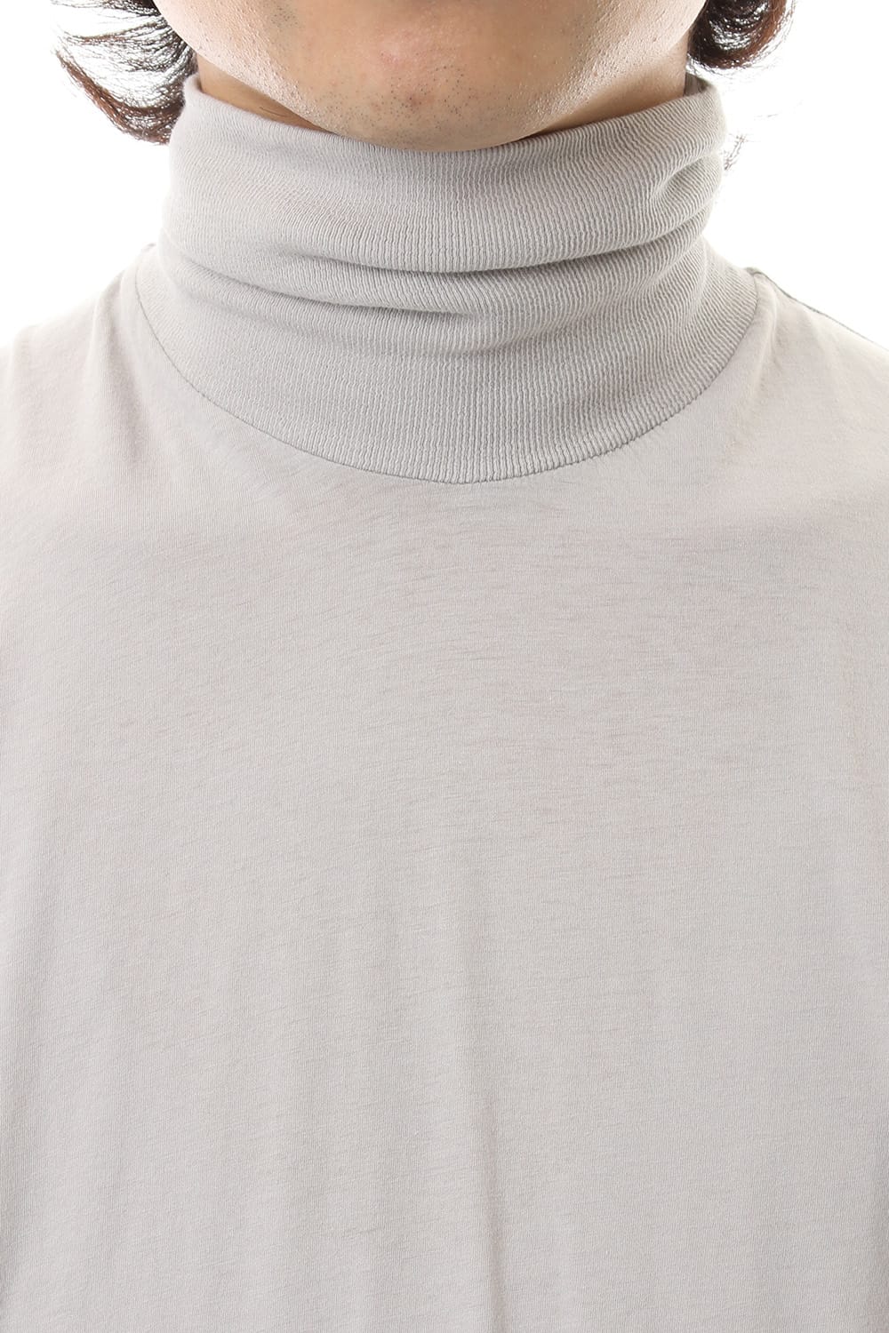 Turtle Neck Long Sleeve Lignt Gray Dye