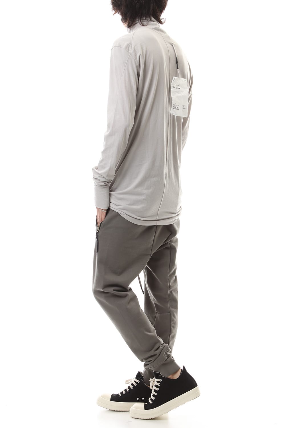 Turtle Neck Long Sleeve Lignt Gray Dye