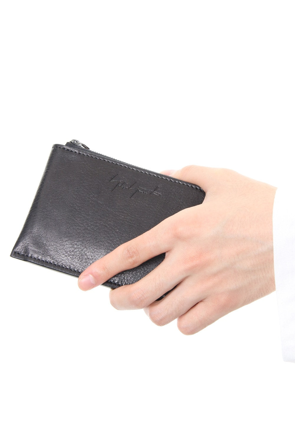 Antique leather compact wallet - DV-A07-703