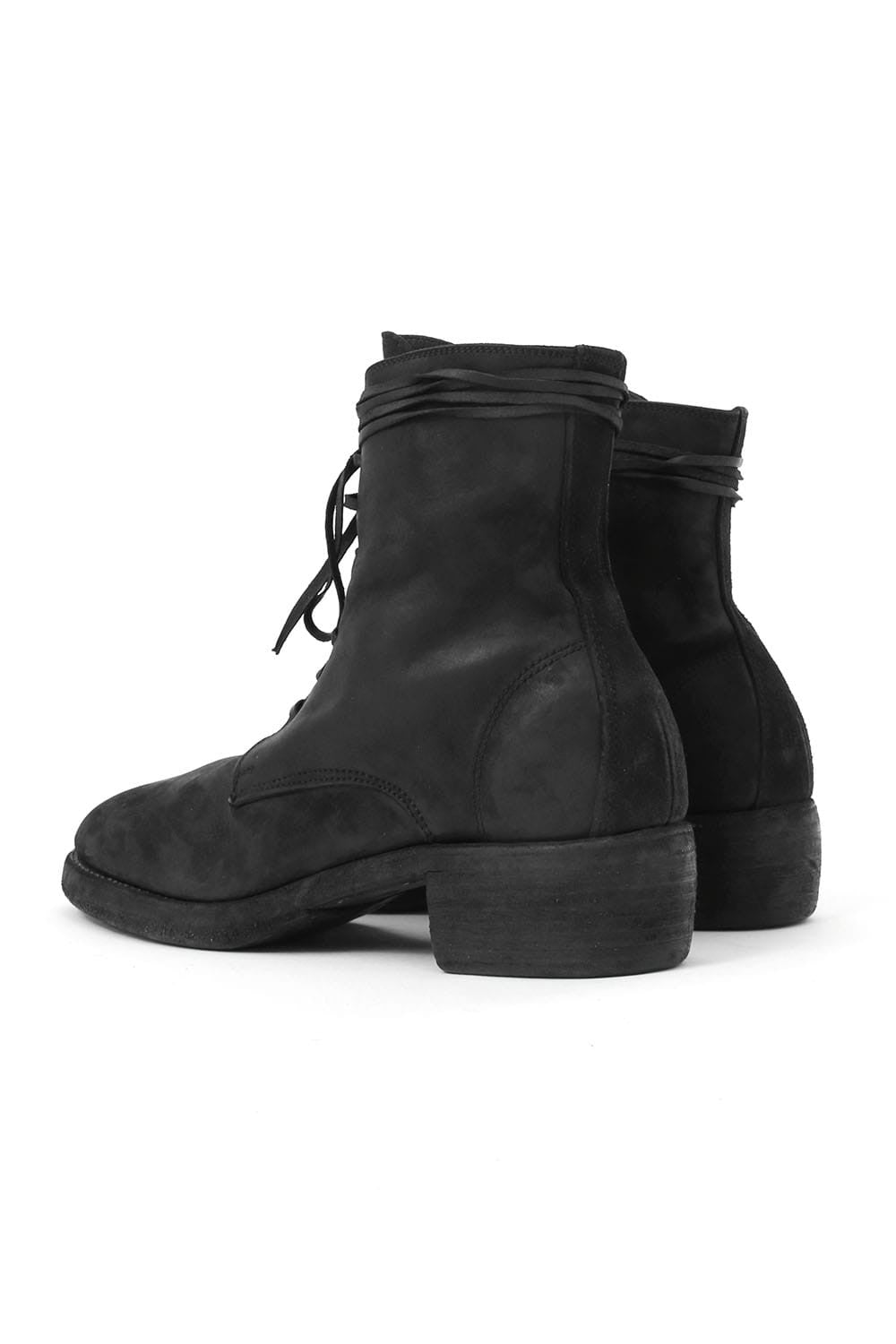 Laced Up Boots Double Sole - 795Z CORDOVAN CONT