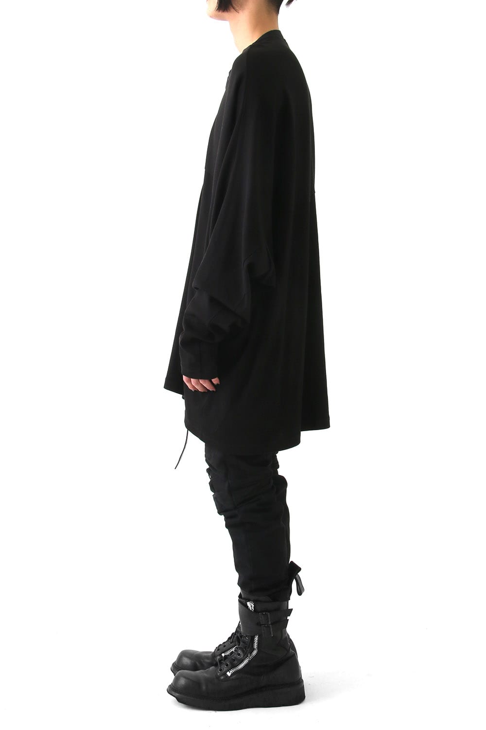 HENRY NECK OVER CUT-SEW