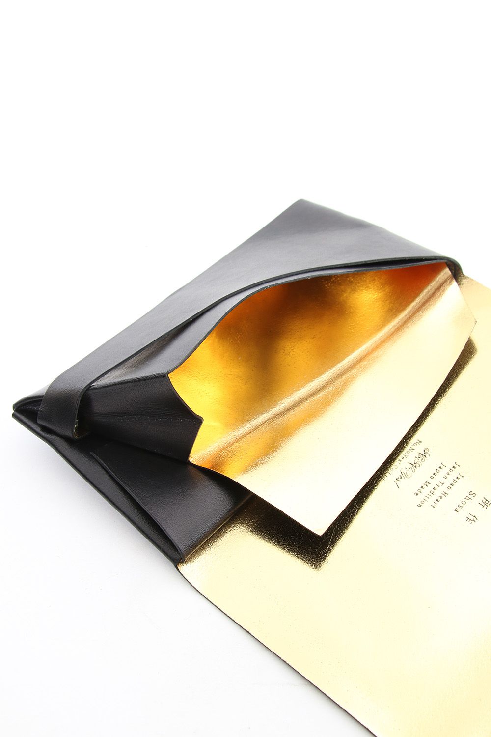 Shosa - No,No,Yes! Long Wallet Black Gold