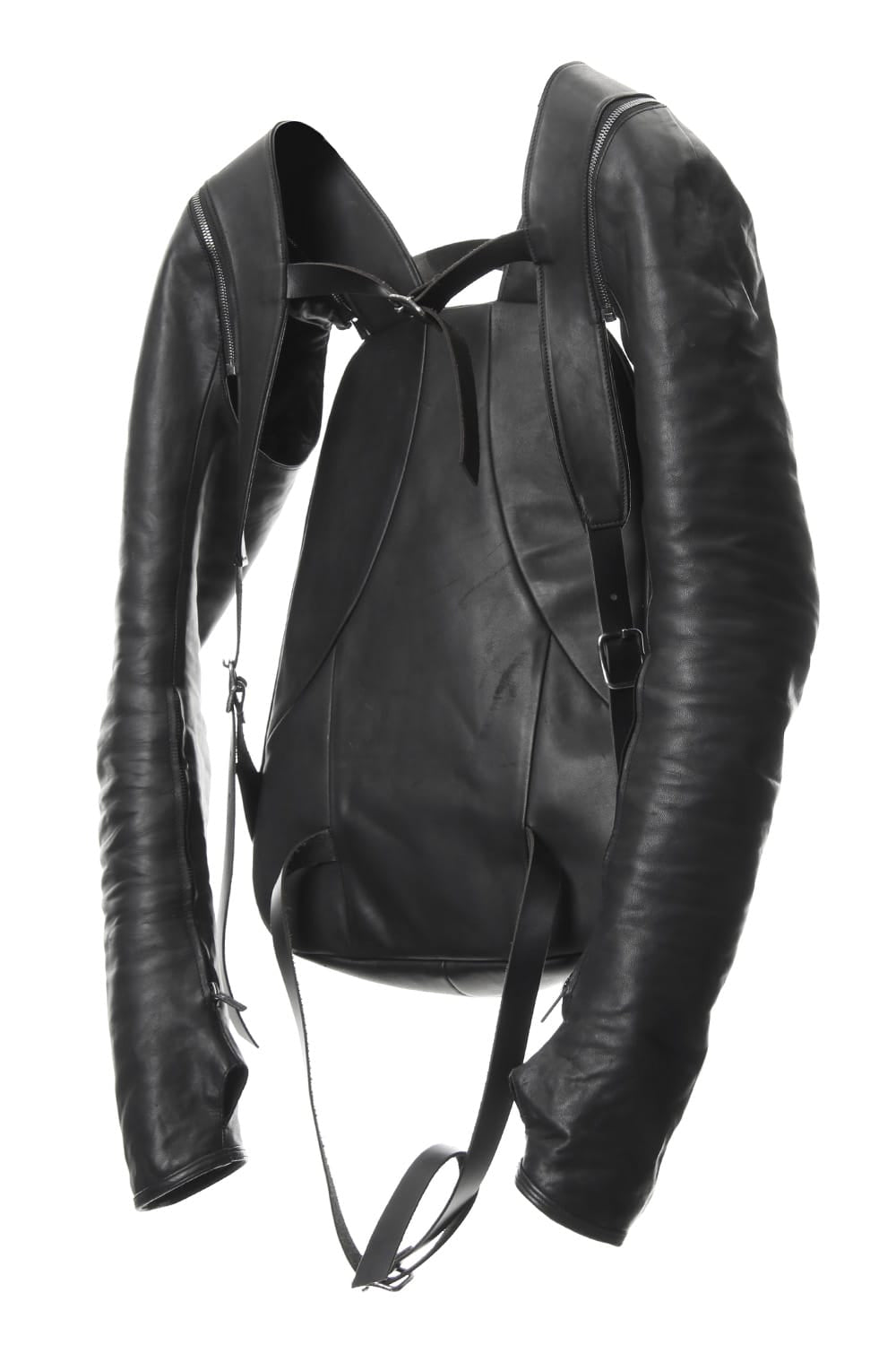Horse Leather Sleeve Attached Back Pack - ST109-0019A
