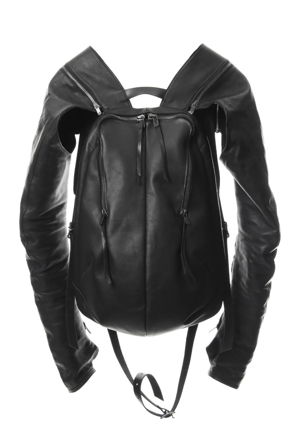 Horse Leather Sleeve Attached Back Pack - ST109-0019A