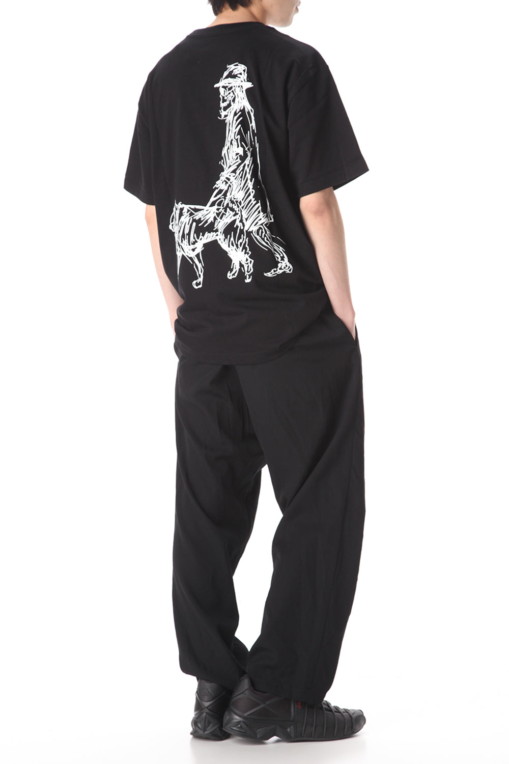 New Era YY Dog LOGO Short sleeve T-shirt