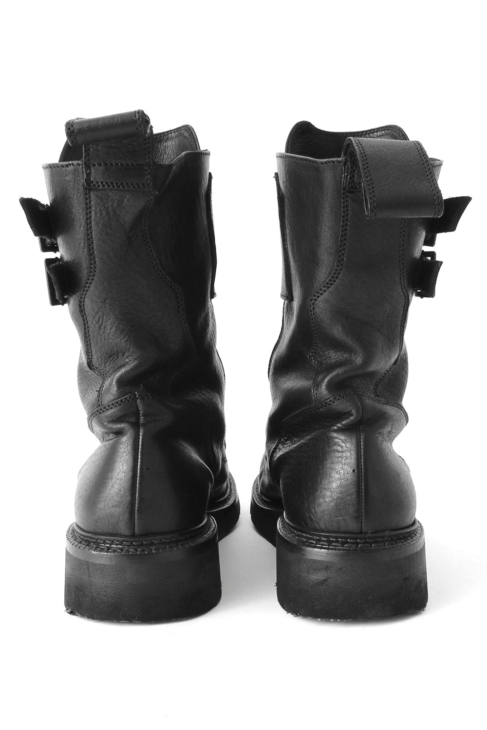 W SIDE ZIP MILITARY BOOTS Ver.1