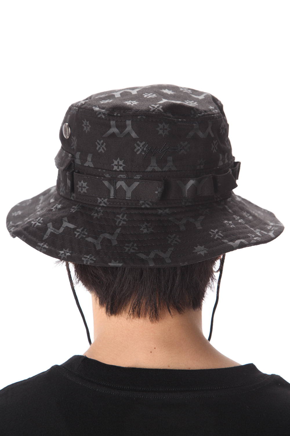 New Era Monogram print YY LOGO Adventure Hat