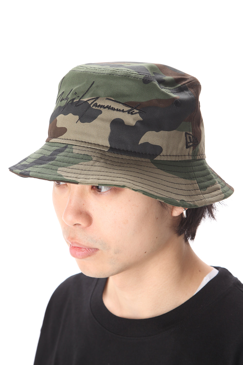 New Era Camouflage print YY LOGO Bucket hat