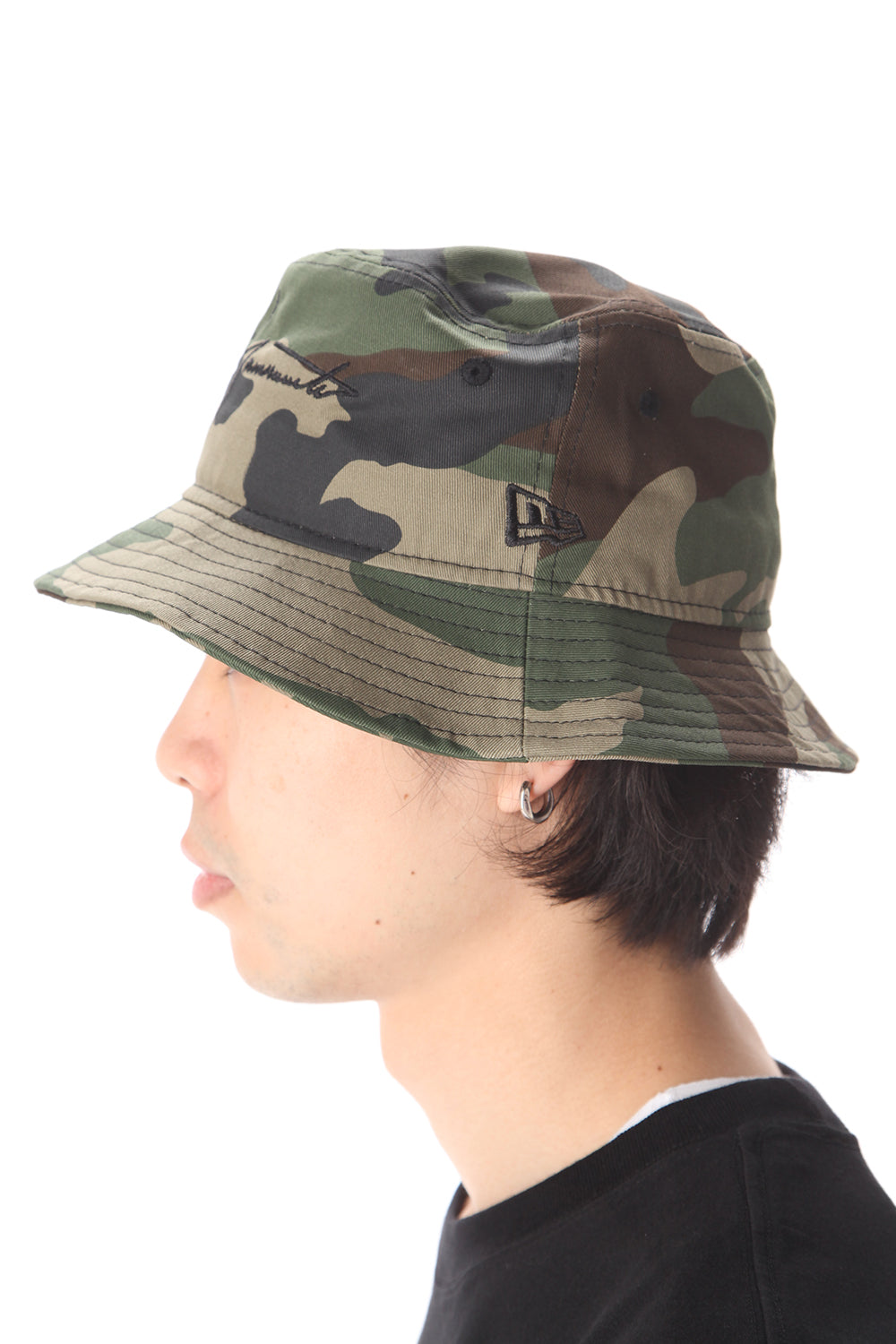New Era Camouflage print YY LOGO Bucket hat