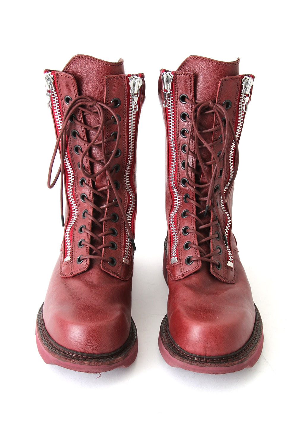 W SIDE ZIP MILITARY BOOTS Ver.2