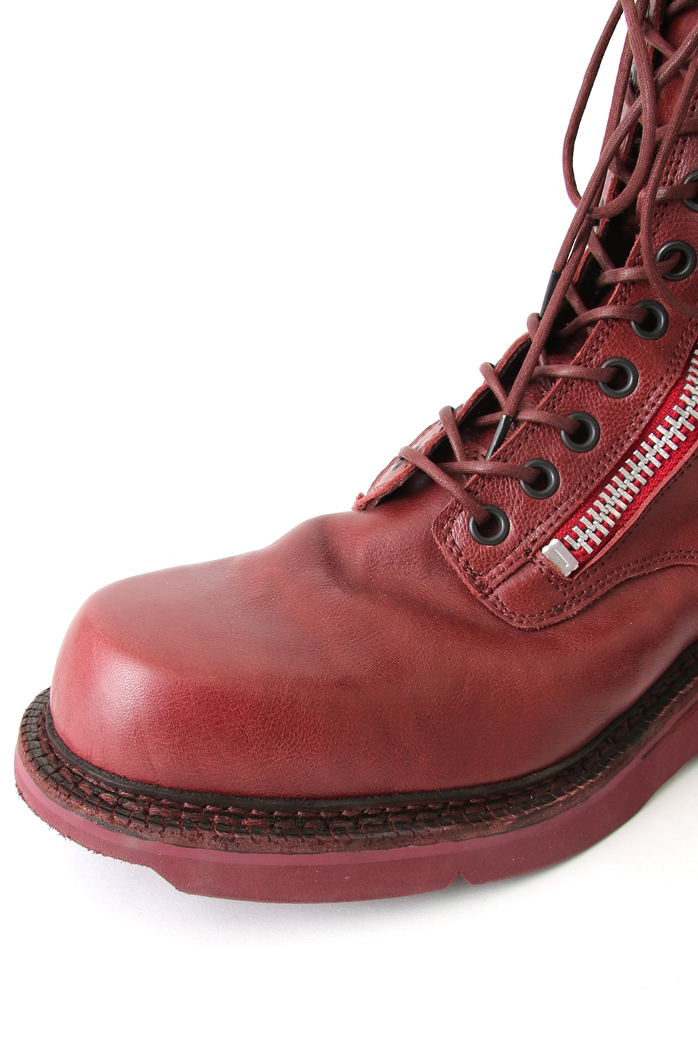 W SIDE ZIP MILITARY BOOTS Ver.2