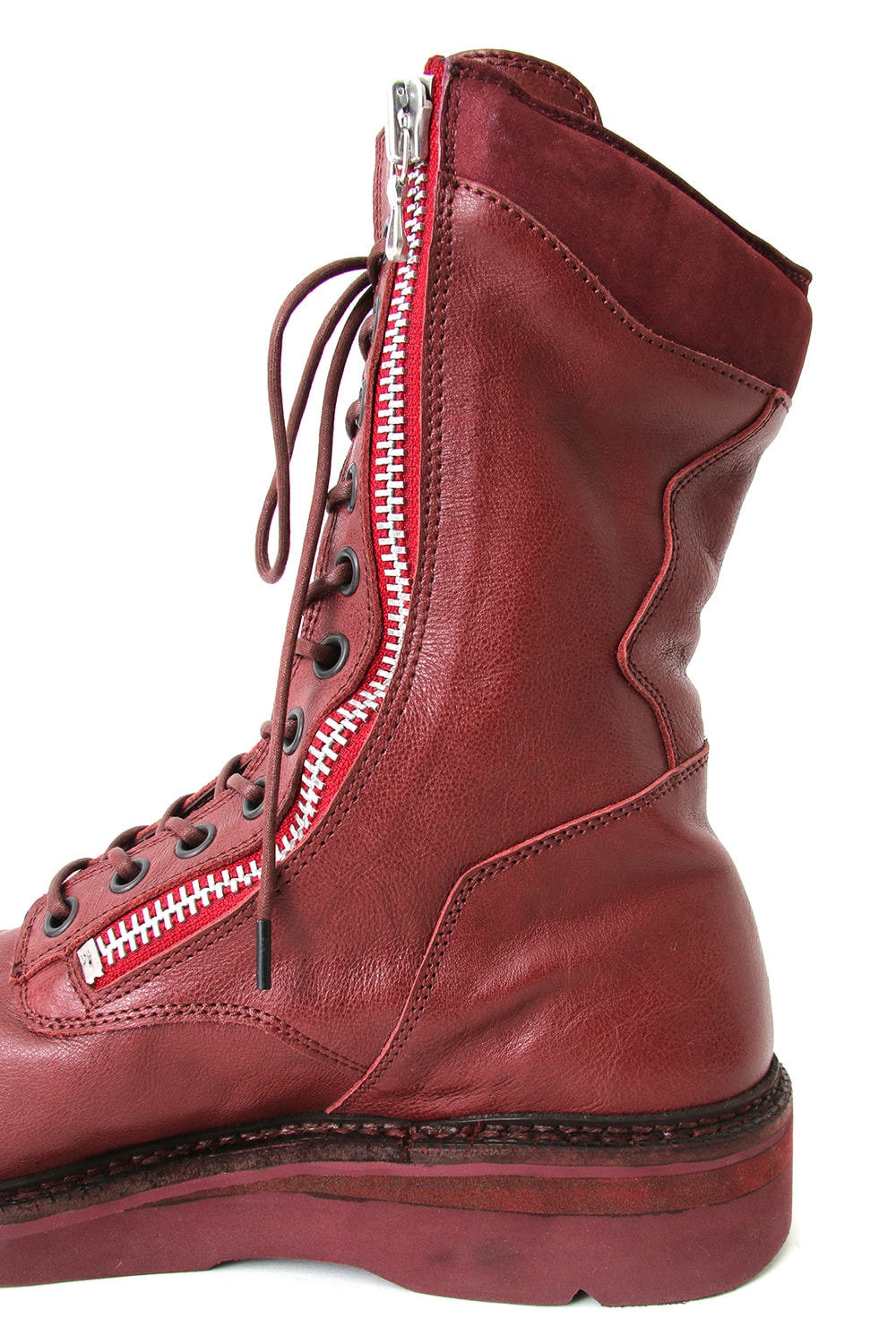 W SIDE ZIP MILITARY BOOTS Ver.2