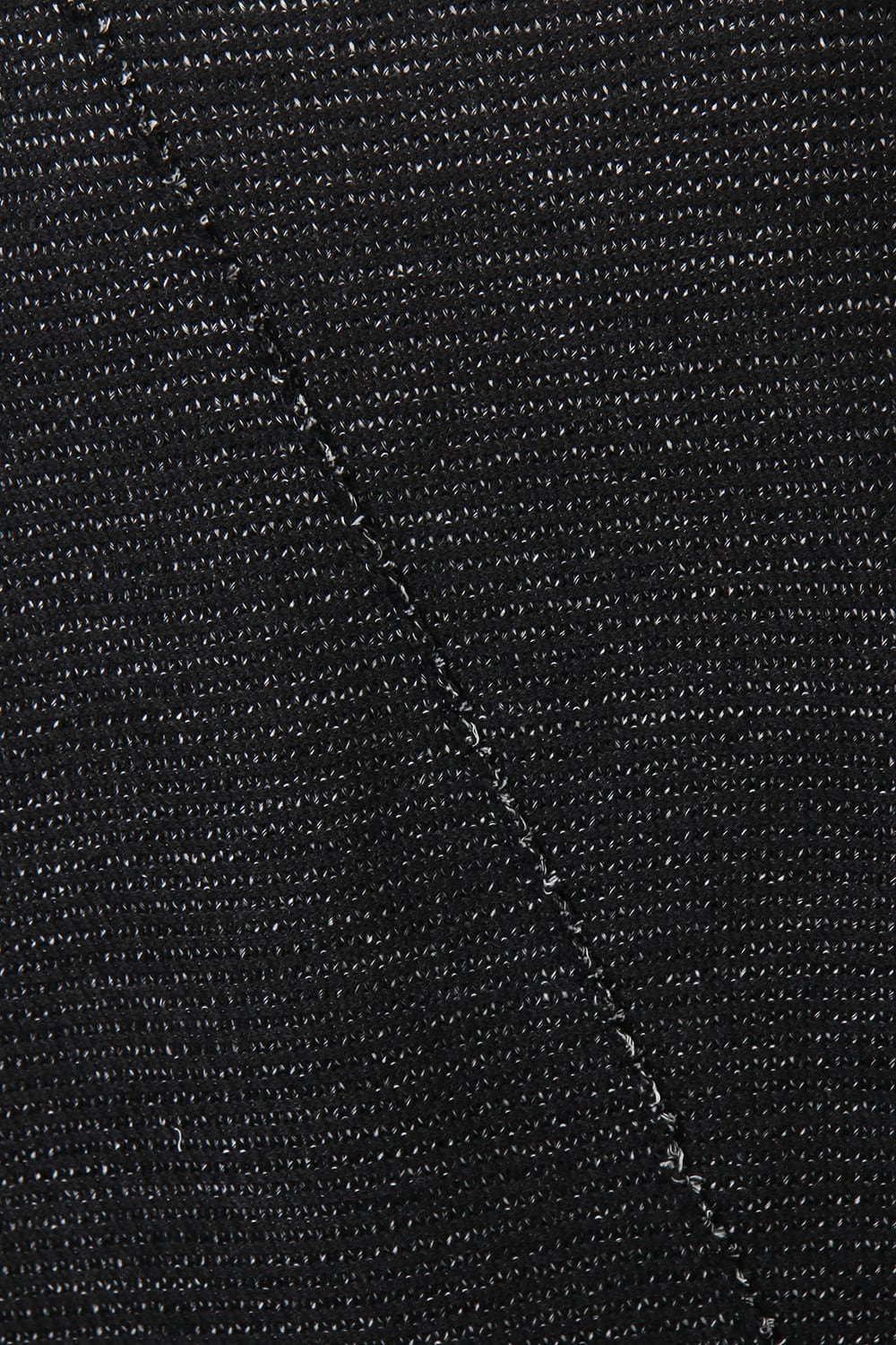 Layered Slash Knit - BLK/BLK