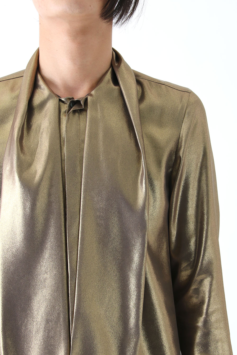 METALIC GEORGETTE SHIRT