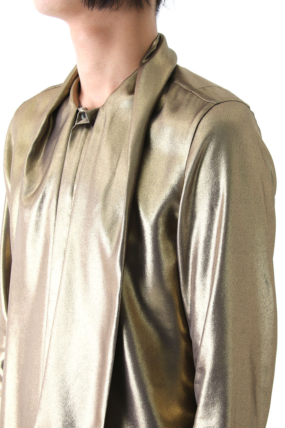 METALIC GEORGETTE SHIRT