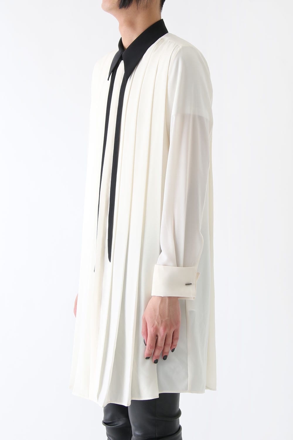 LAMBERT CREPE DE CHINE LONG SHIRT
