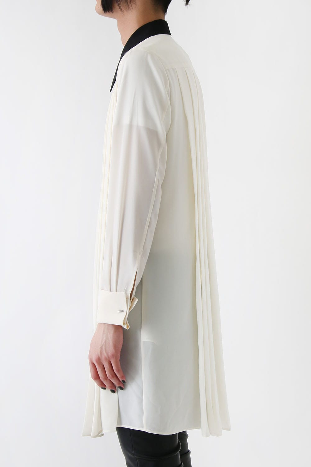 LAMBERT CREPE DE CHINE LONG SHIRT