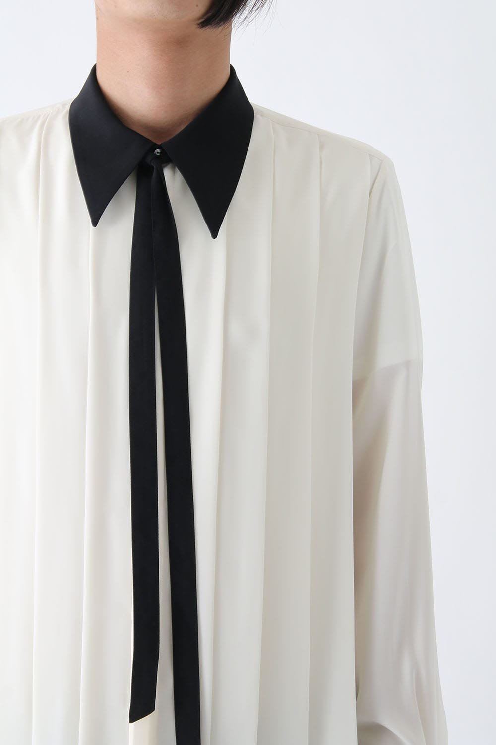 LAMBERT CREPE DE CHINE LONG SHIRT