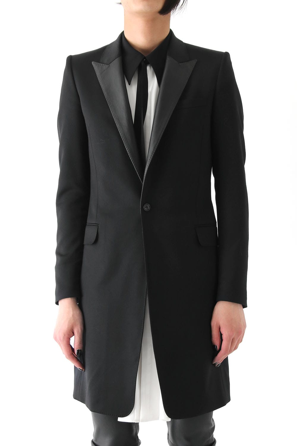 TUXEDO CLOTH STRETCH COAT