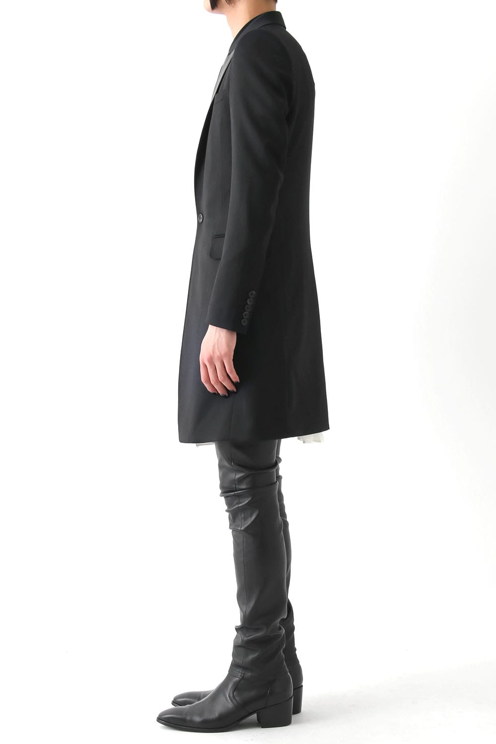 TUXEDO CLOTH STRETCH COAT