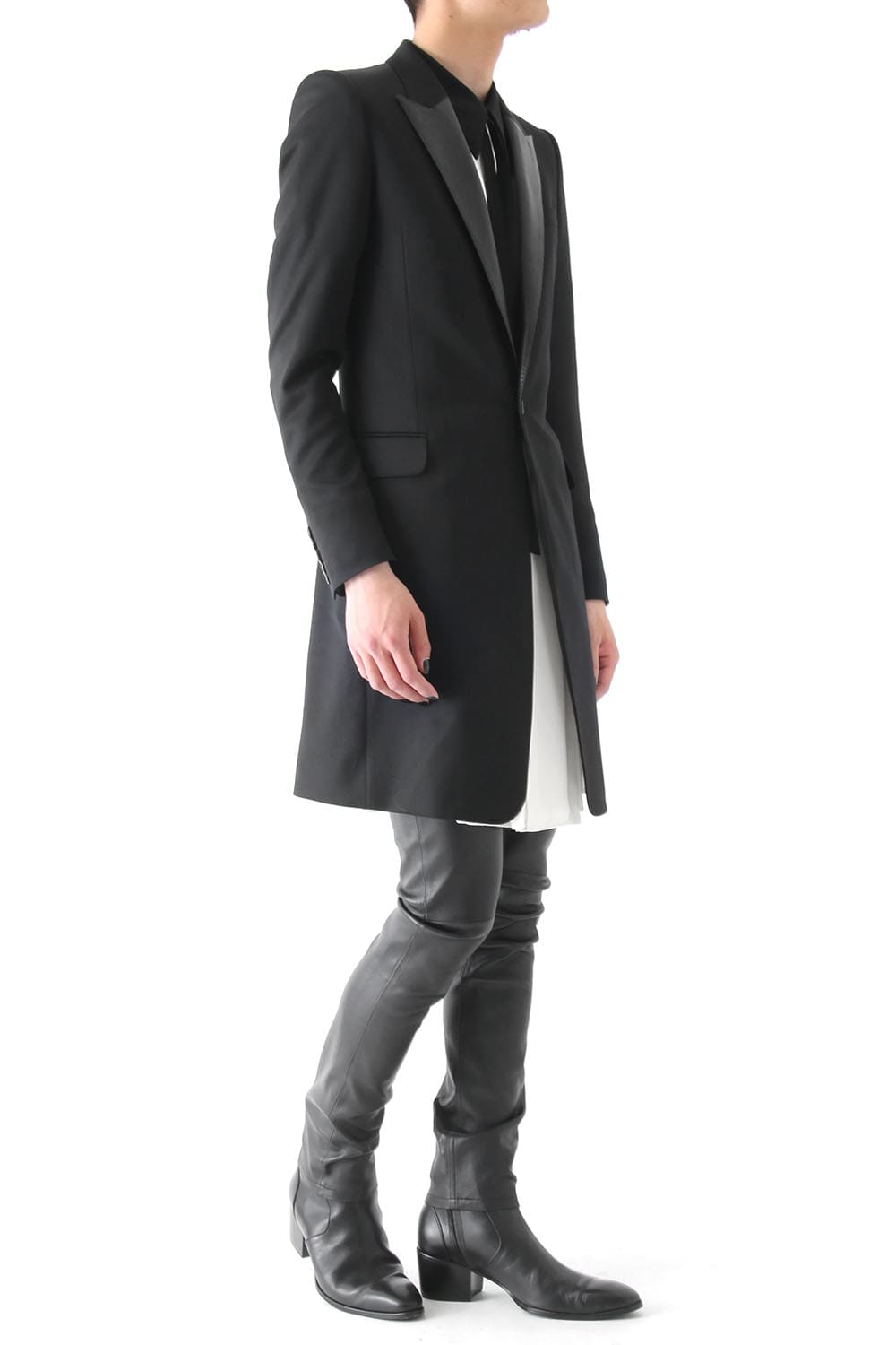 TUXEDO CLOTH STRETCH COAT