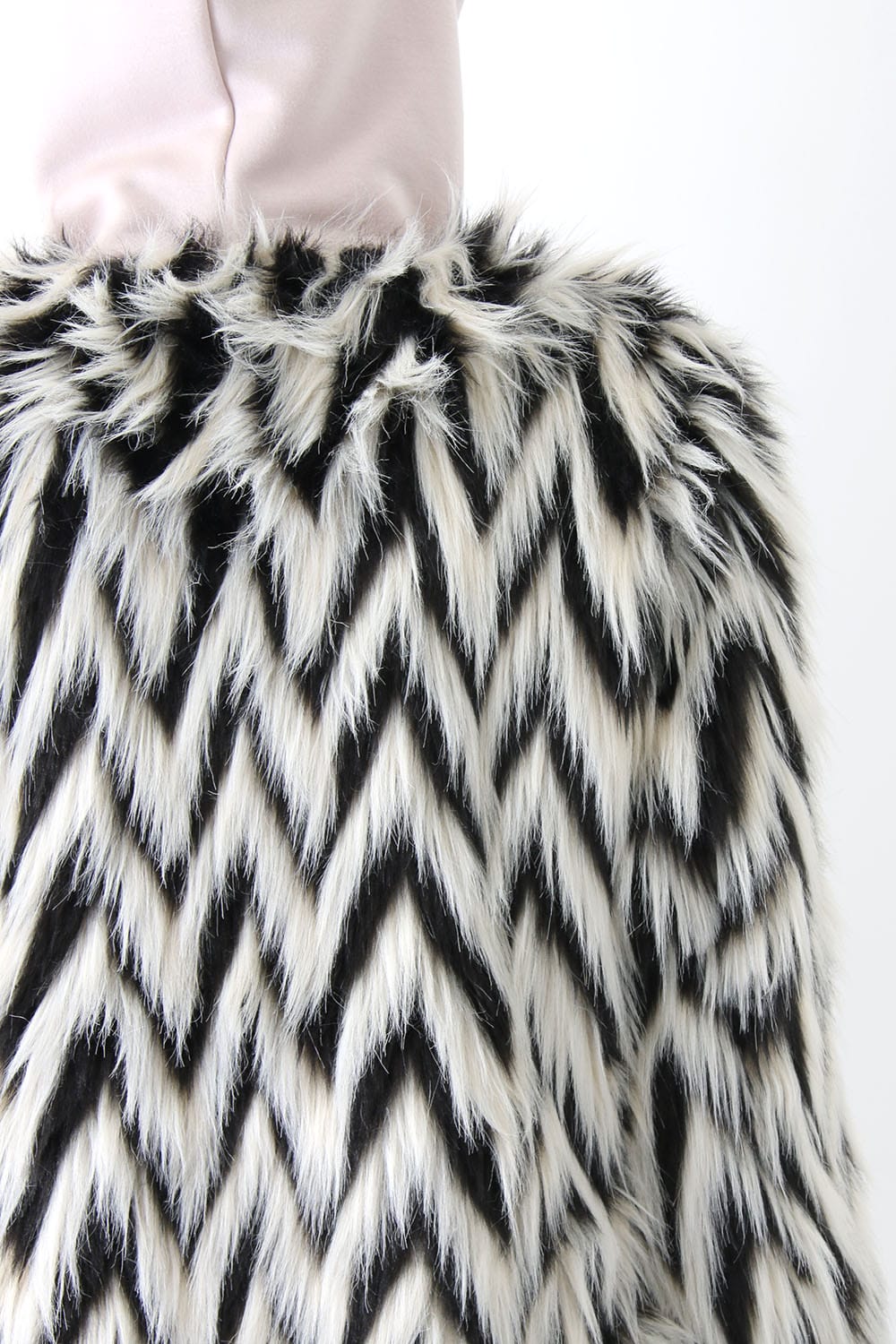 GRAPHIC FUR COAT