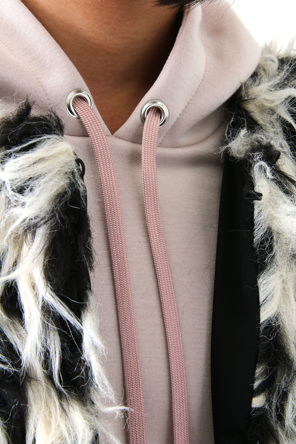 GRAPHIC FUR COAT