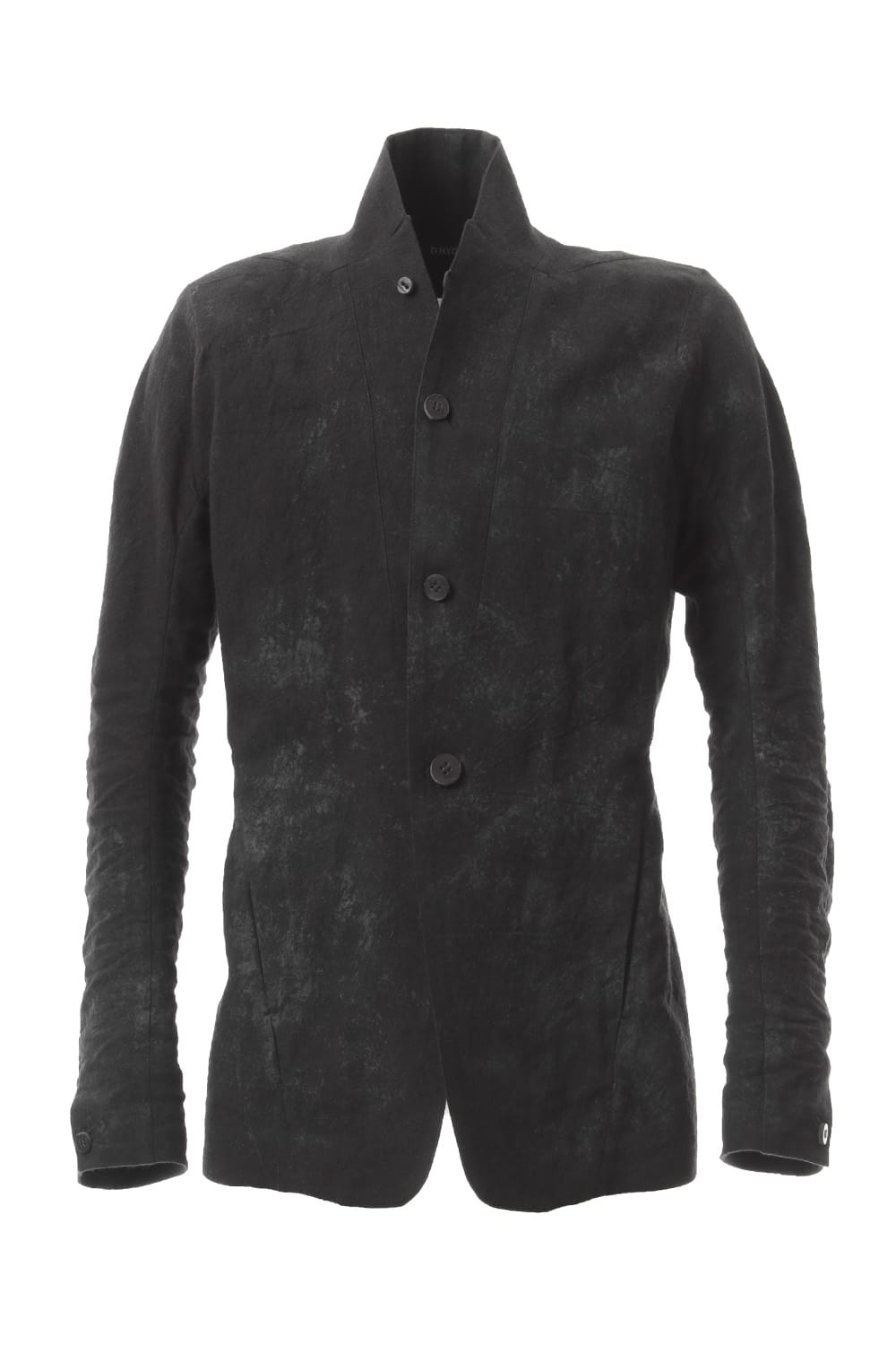 Hand Dye Linen Ash Coating Tailored JKT