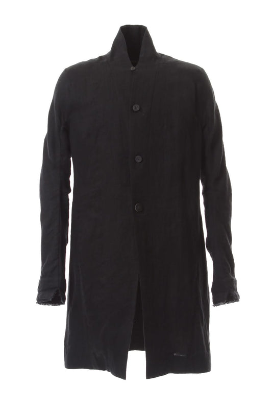 Linen Herringbone Half Coat