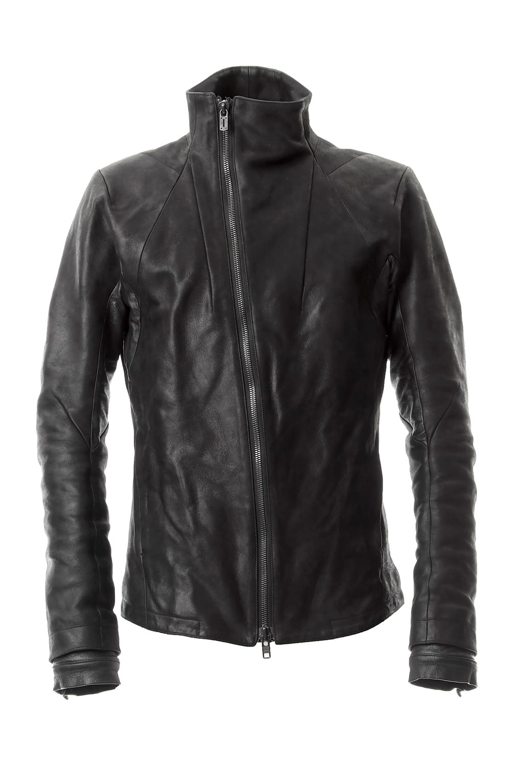 High-Neck horse leather JKT