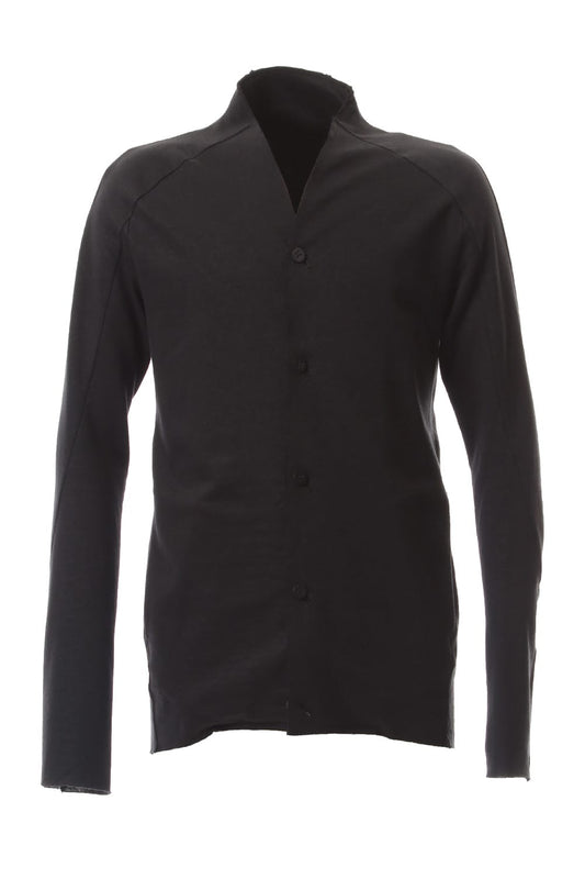 Linen x Cotton Double Face Jersey Cardigan