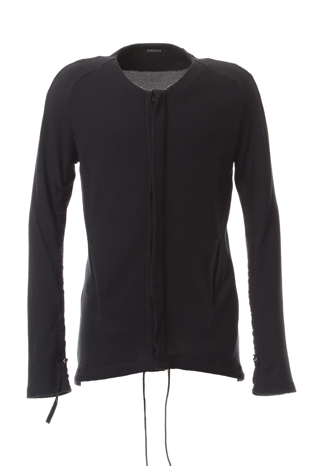 Japanese paper mixed waffle cardigan