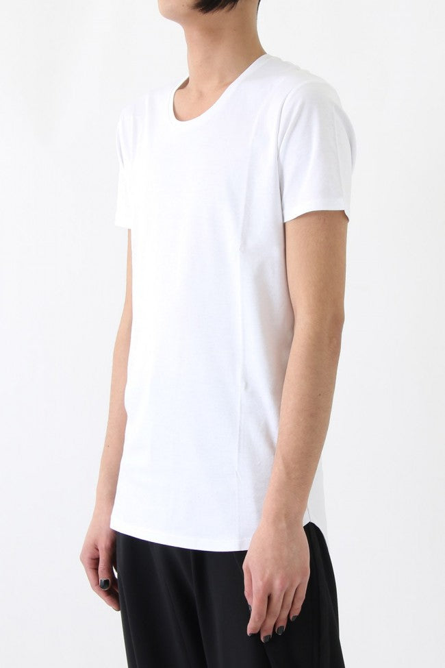 17SS 60/1 Bio Mercerization Smooth Round Tail Cut-Sew WHITE