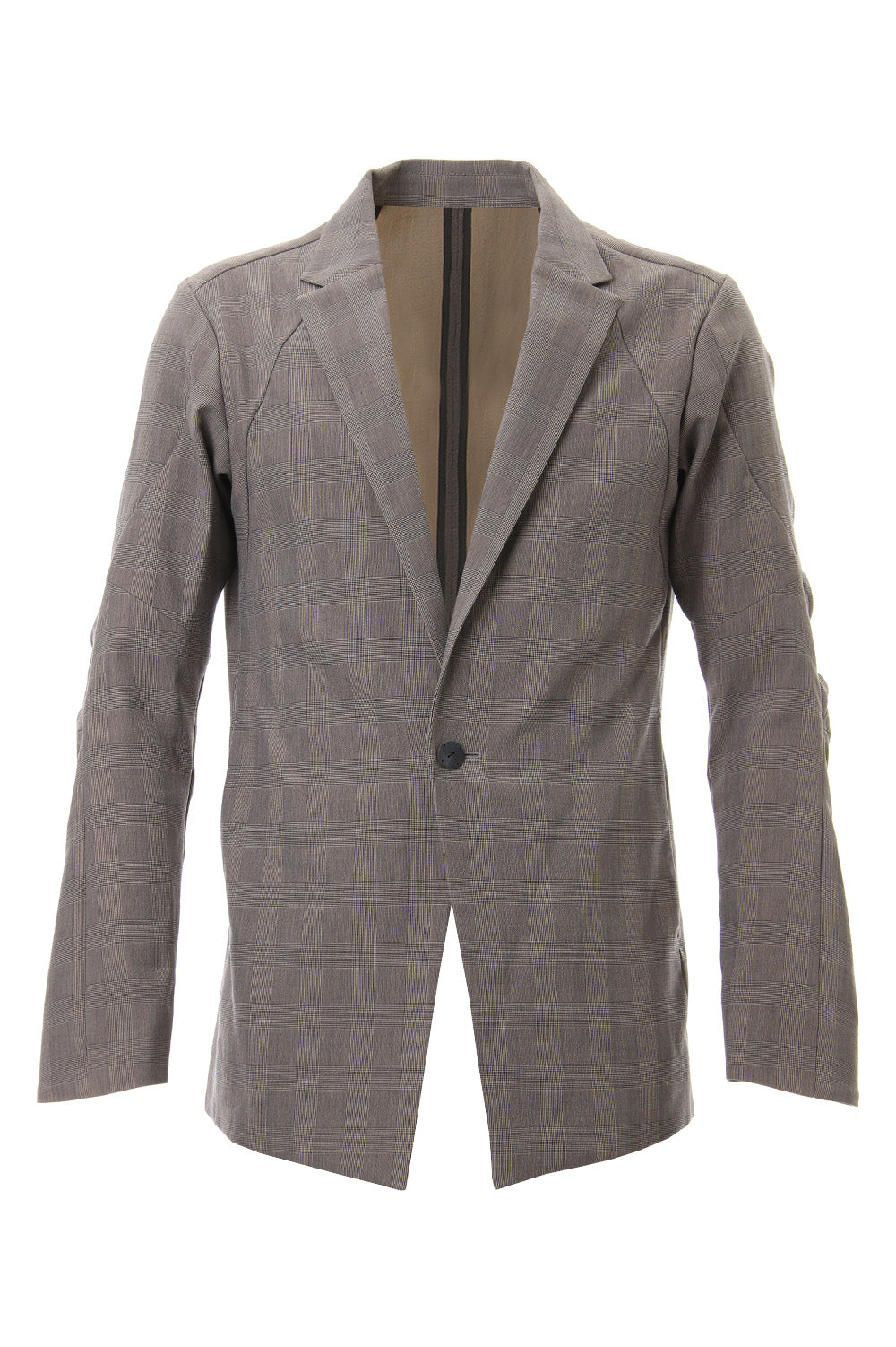 Jacket Cotton Glen Check - Beige