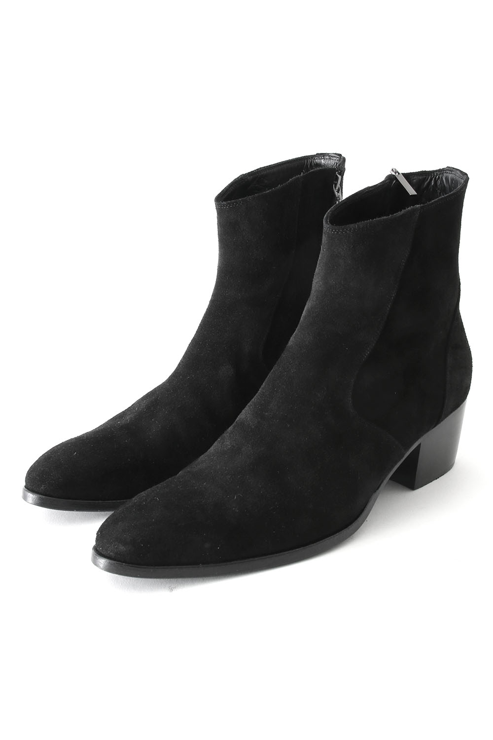 VELOUR SUEDE BOOTS