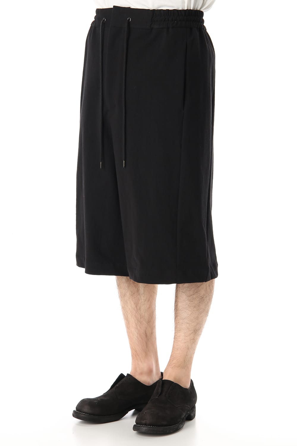 Half pants Cotton jersey Black