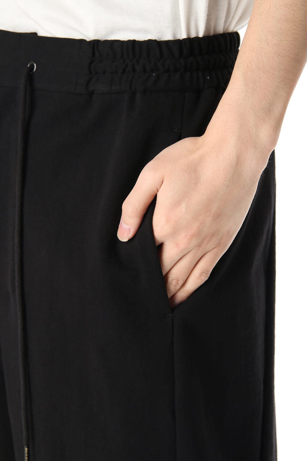 Half pants Cotton jersey Black