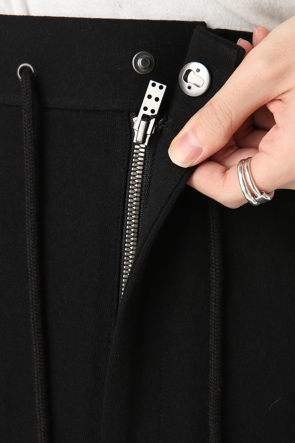 Half pants Cotton jersey Black