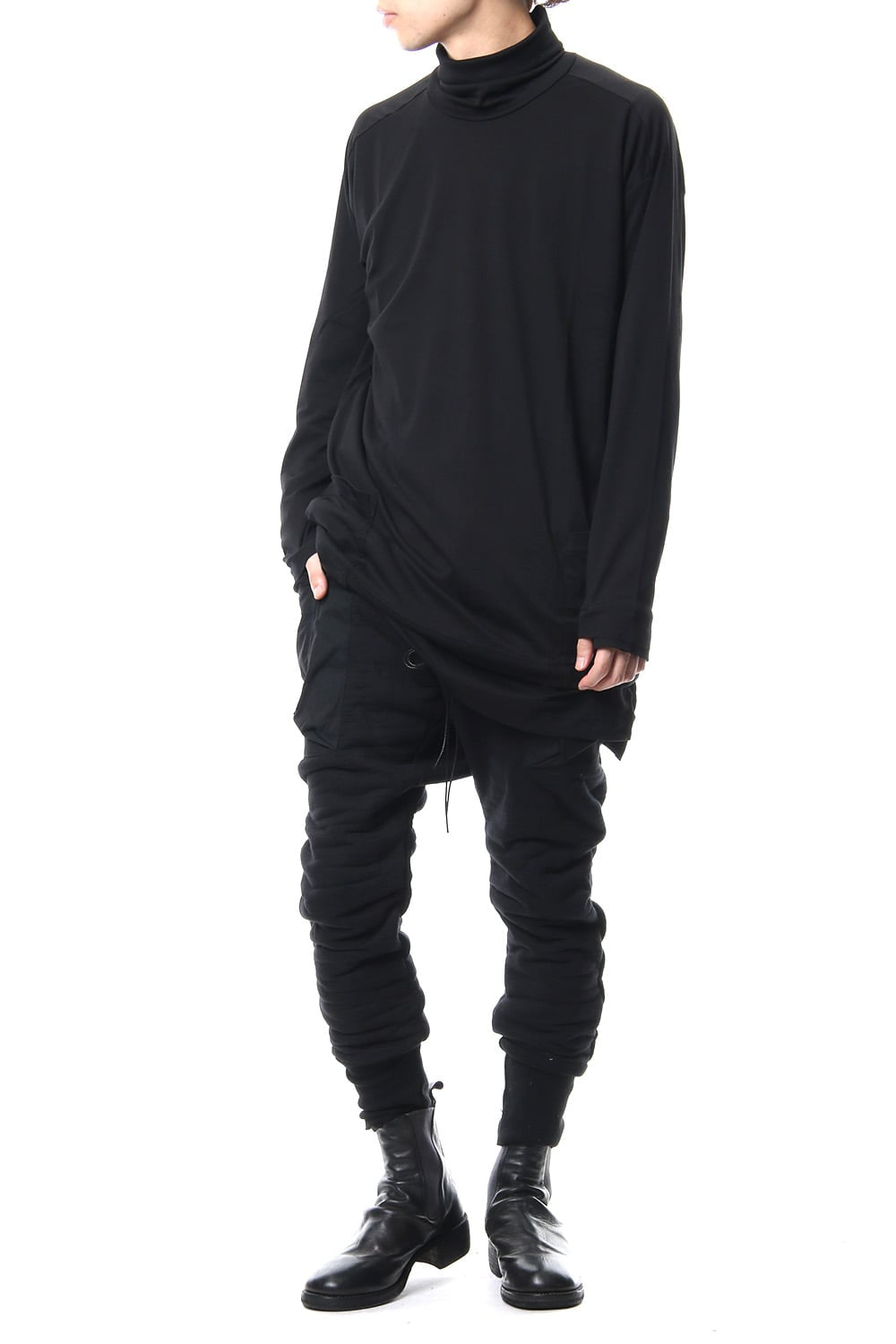 Heavy Pile Boa Pants Black