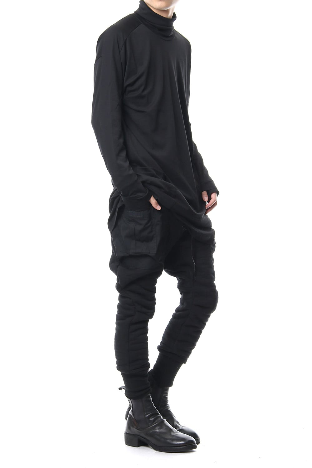 Heavy Pile Boa Pants Black
