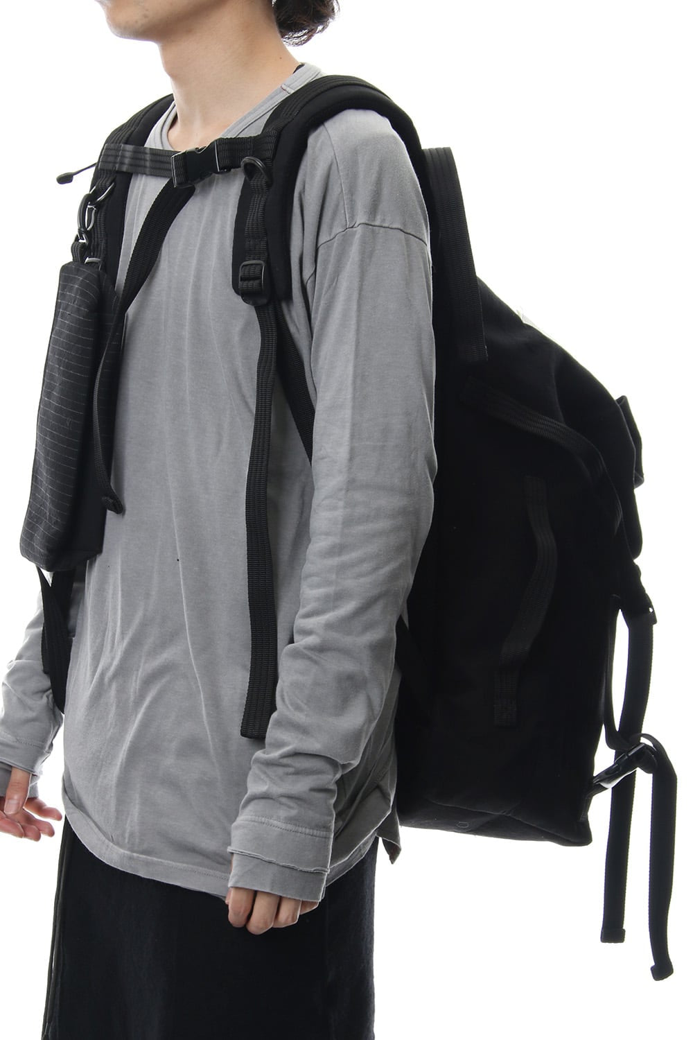 'macromauro' Striped Backpack Large