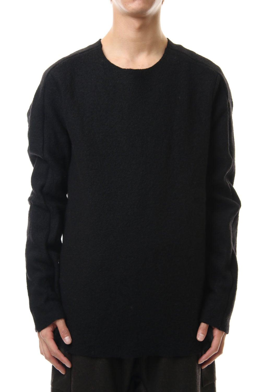 Boucle L/S Knit Black