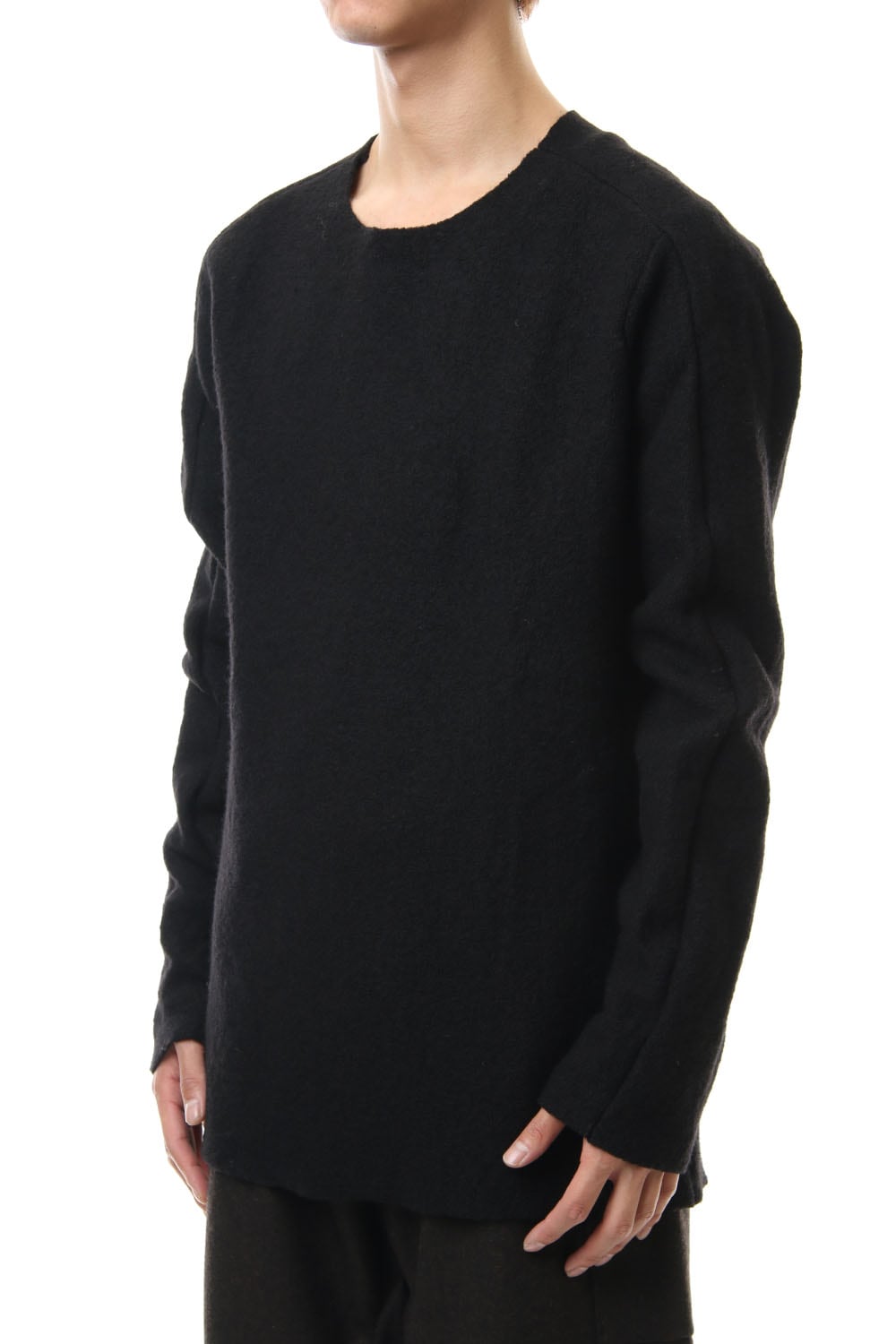 Boucle L/S Knit Black