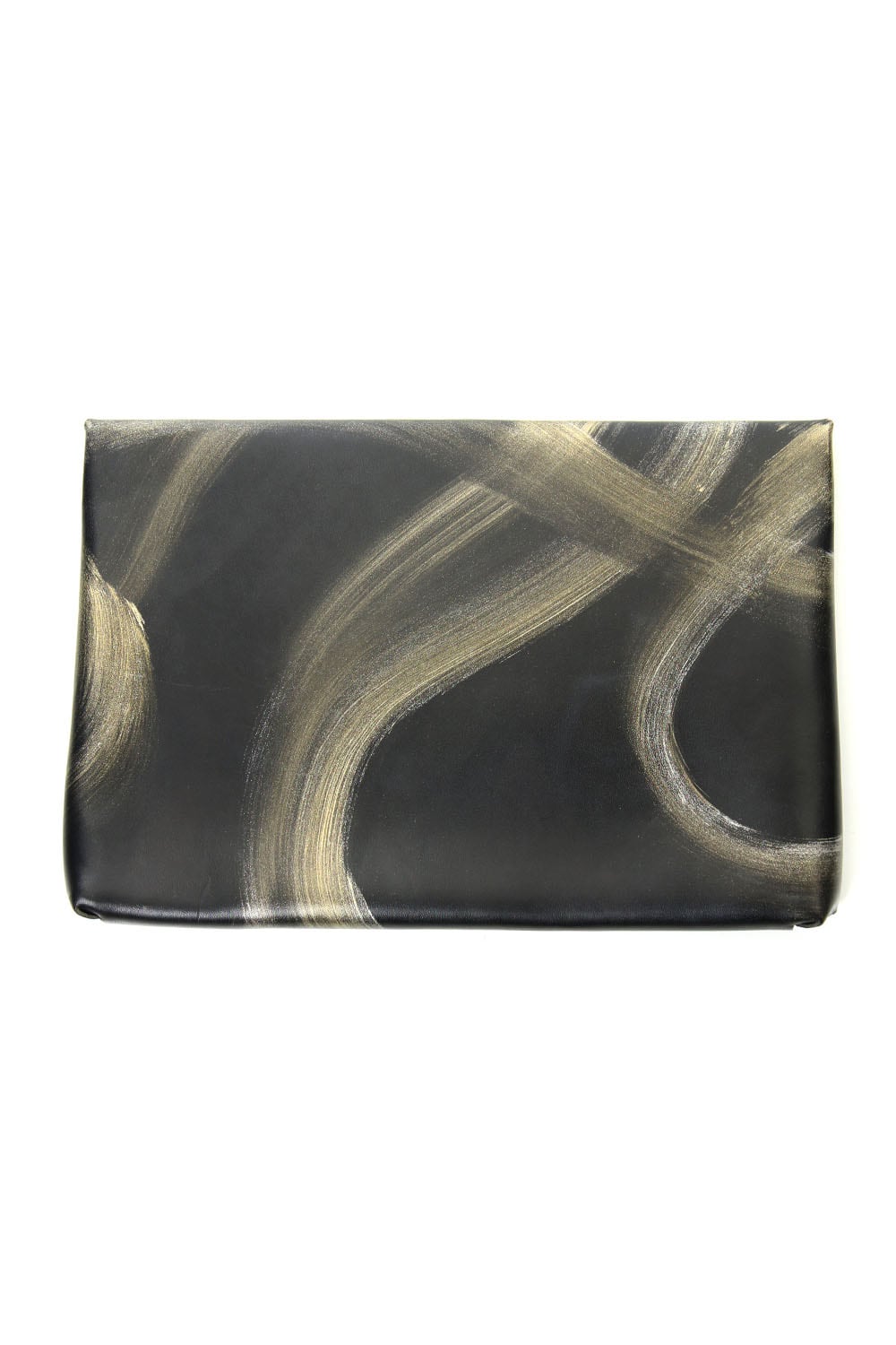 所作 Shosa - No,No,Yes! Clutch bag (M) Paint Black Silver