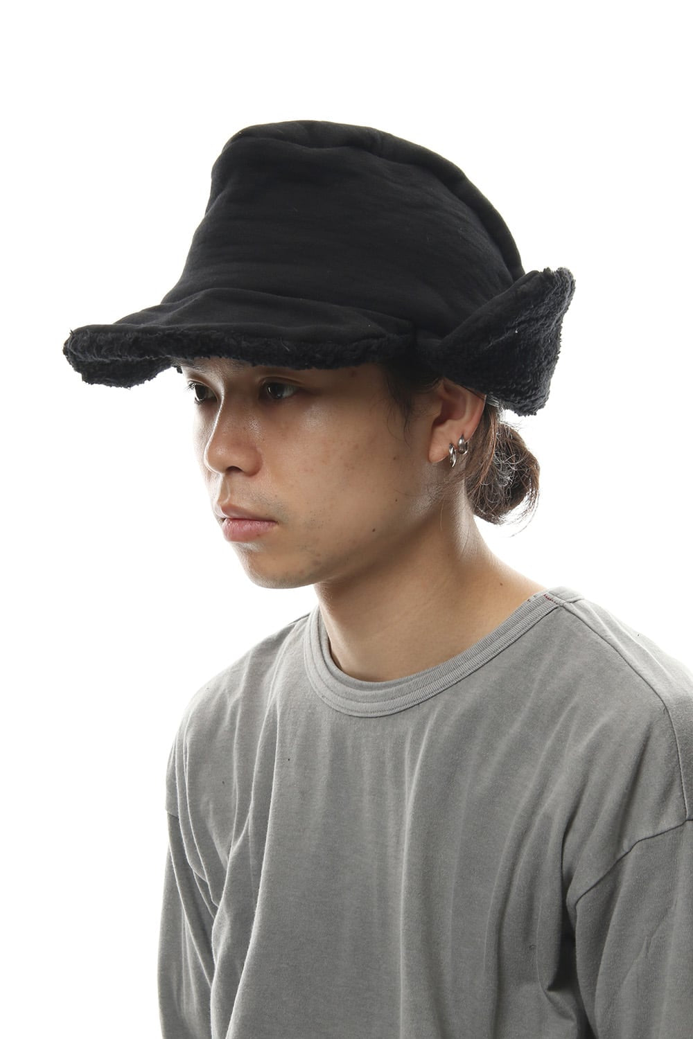 Reinhard Plank Cut Pile Bore Cap Hat Black